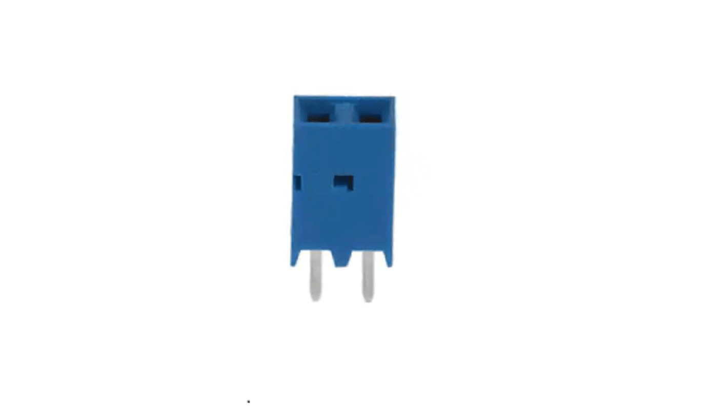 Conector hembra para PCB Amphenol ICC, de 2 vías en 1 fila, paso 2.54mm, Montaje Superficial