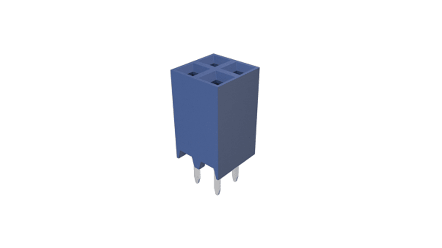 Gniazdo PCB 4 -pinowe 2 -rzędowe raster: 2.54mm Paska gniazdowa SMD