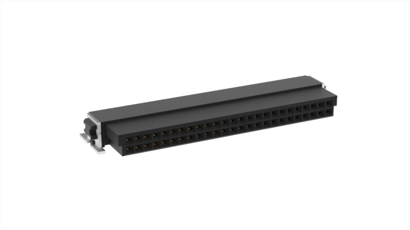 Złącze PCB 50 -pinowe 2 -rzędowe raster: 1.27mm Żeńskie złącze PCB kątowe prawe SMD