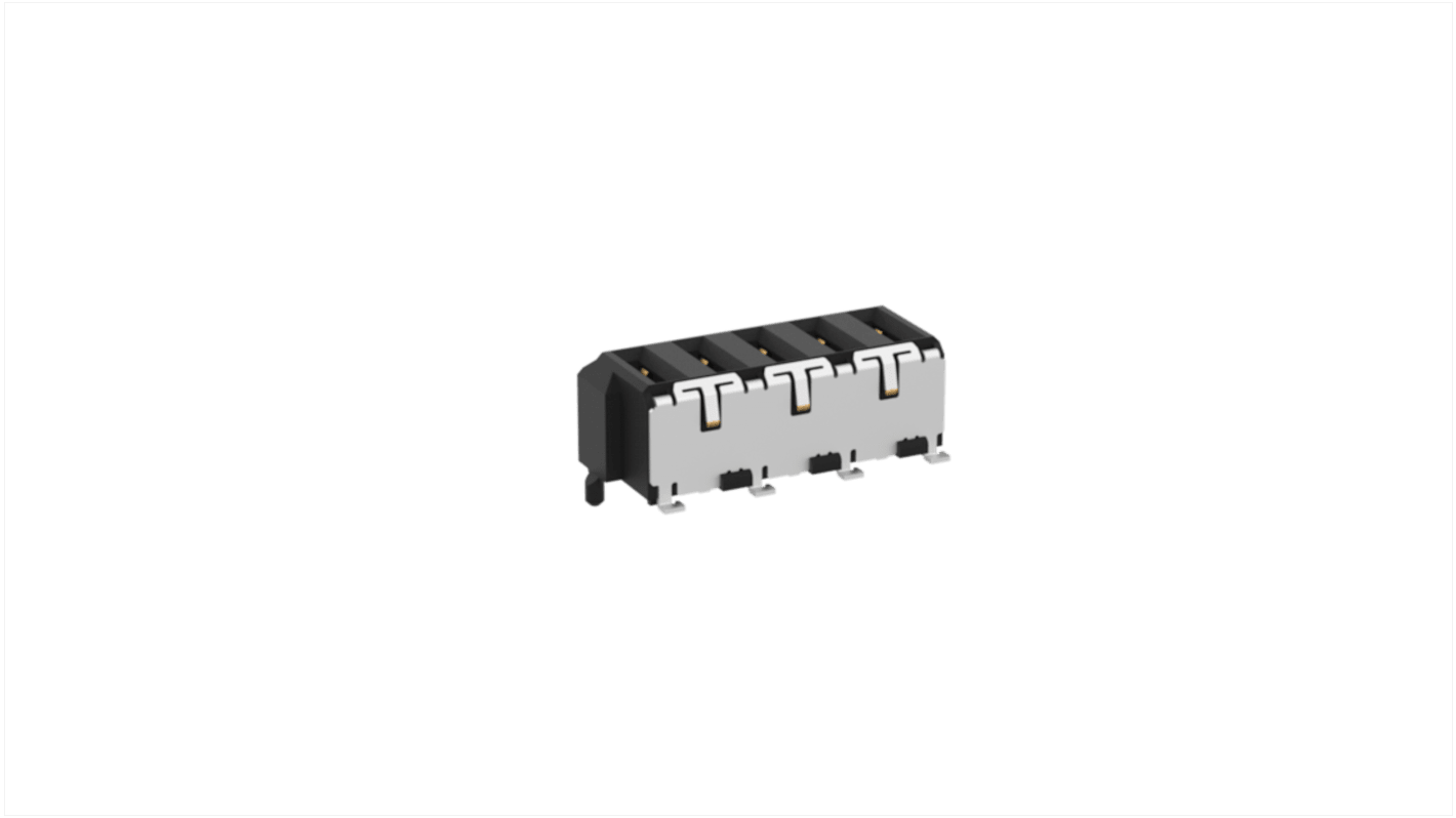 Conector de PCB ERNI, de 5 vías en 1 fila, paso 2mm, Montaje Superficial