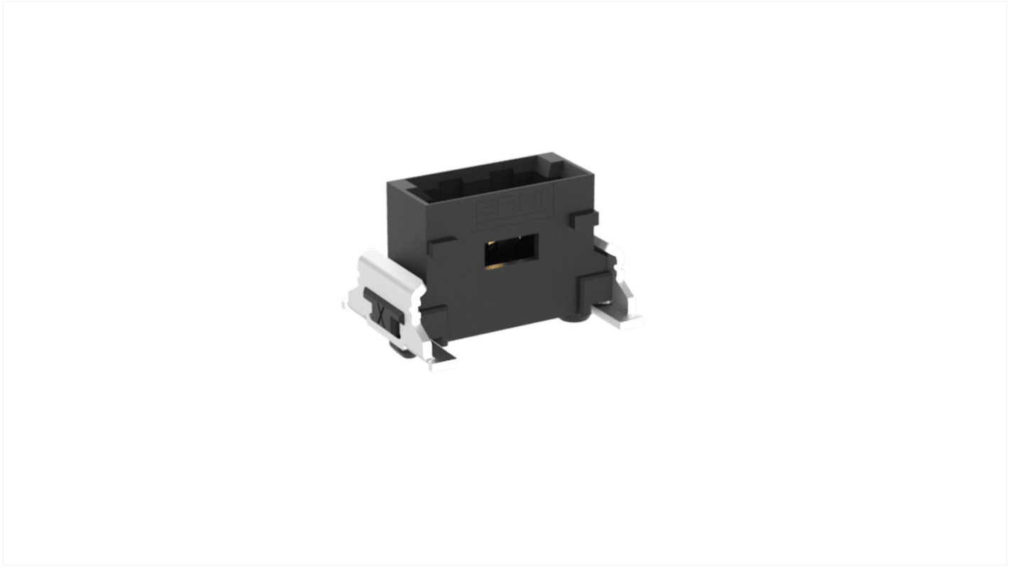 Wtyk PCB 3-pinowe raster: 1.27mm -rzędowe ERNI Montaż powierzchniowy