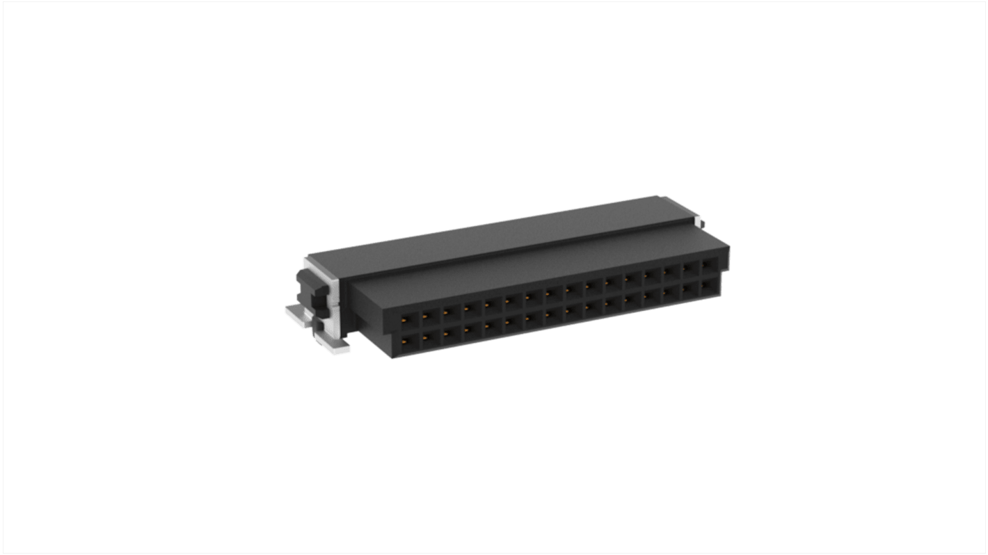 ERNI Surface Mount PCB Socket, 32-Contact, 2-Row, 1.27mm Pitch