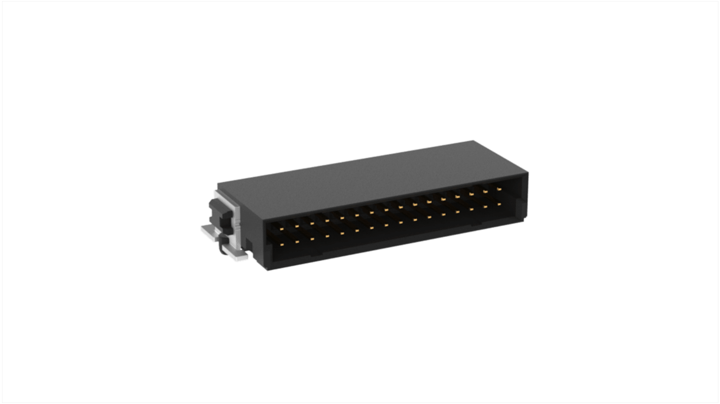 File di contatti PCB ERNI, 32 vie, 2 file, passo 1.27mm