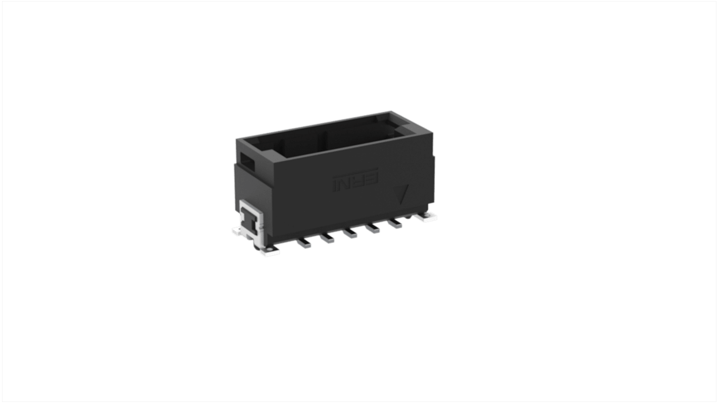 ERNI MaxiBridge Series Surface Mount PCB Header, 10 Contact(s), 2.54mm Pitch, 1 Row(s)