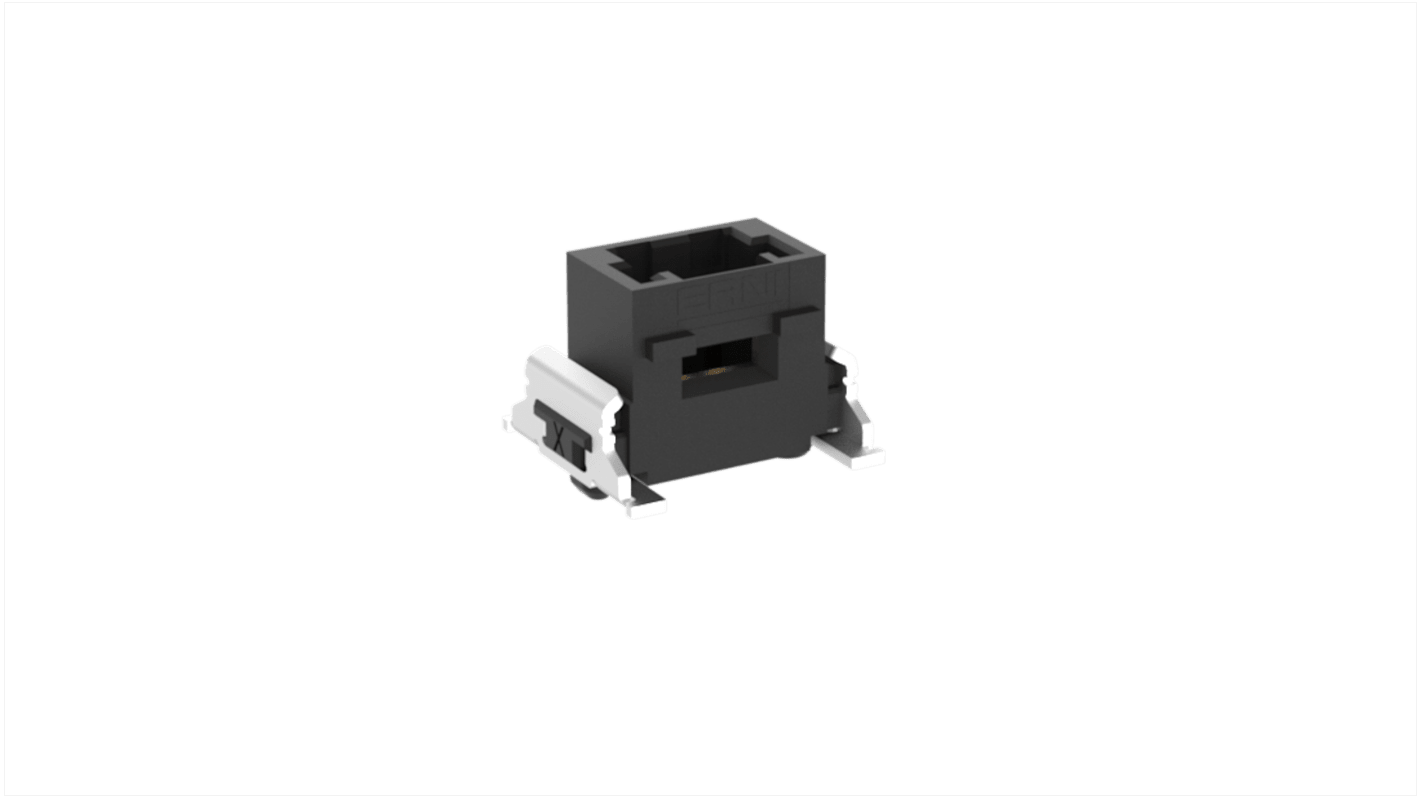 ERNI MiniBridge Series Surface Mount PCB Header, 2 Contact(s), 1.27mm Pitch, 1 Row(s)