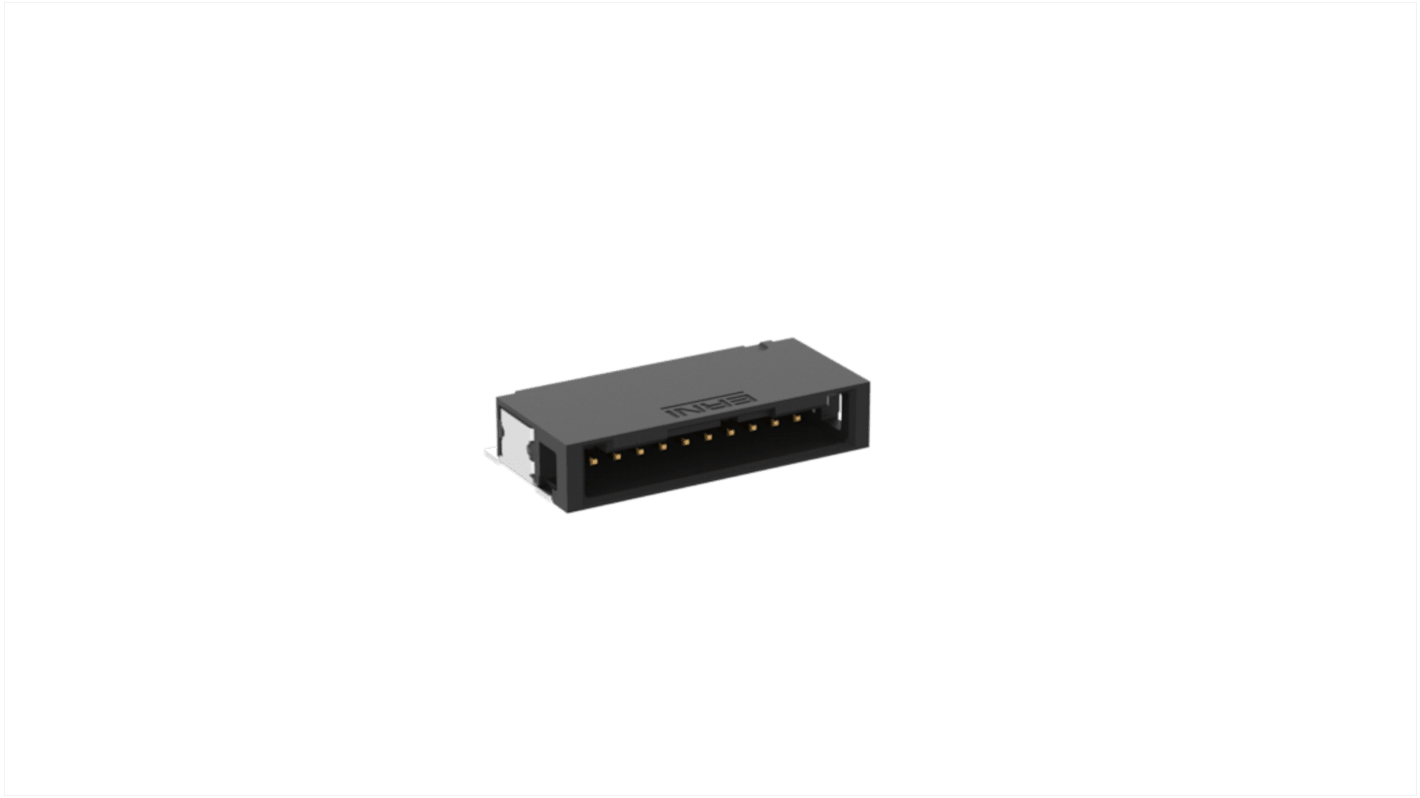 Wtyk PCB 10-pinowe raster: 1.27mm -rzędowe ERNI Montaż powierzchniowy