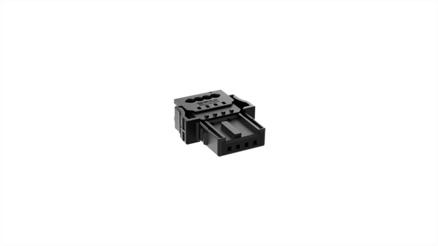 ERNI 4-Way IDC Connector Socket for Cable Mount, IDC, 1-Row