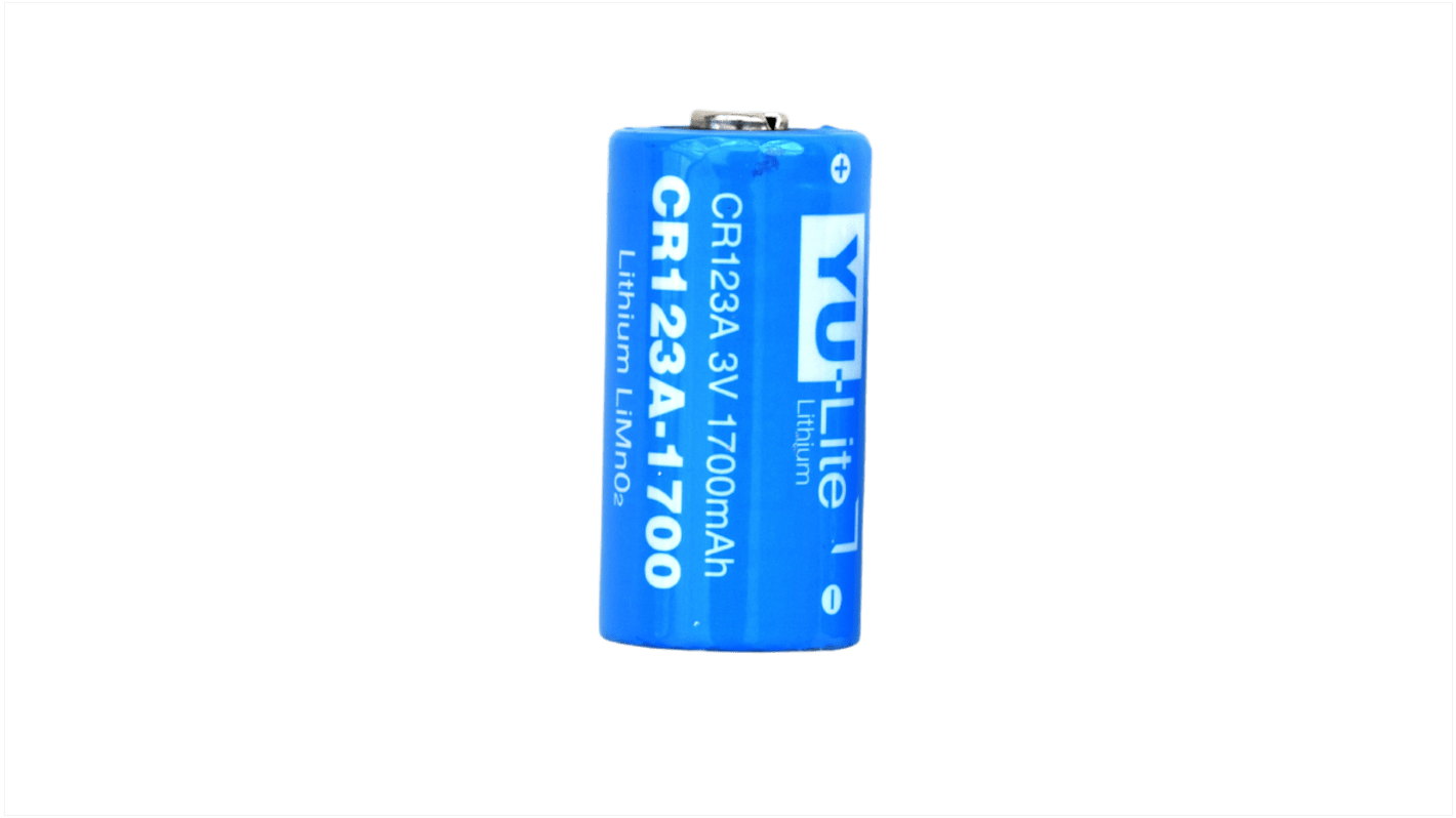 Yuasa CR123A CR123A Batterie, 3V Lithium