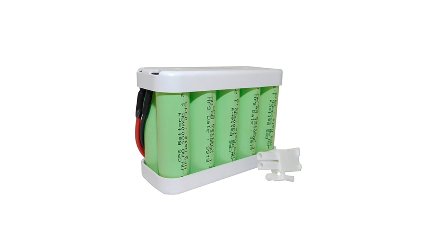 Batteria ricaricabile RS PRO, formato AA, 12V, 1.3Ah, NiCd