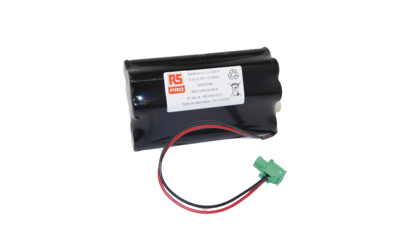 RS PRO RS PRO, 14.4V, AA, NiCd Rechargeable Battery, 700mAh