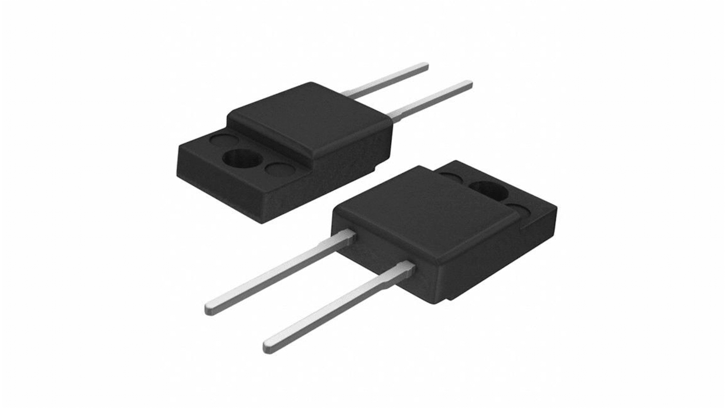Diodes Inc 600V Fast Recovery Epitaxial Diode Rectifier & Schottky Diode, 2-Pin ITO-220AC DTH3006FP
