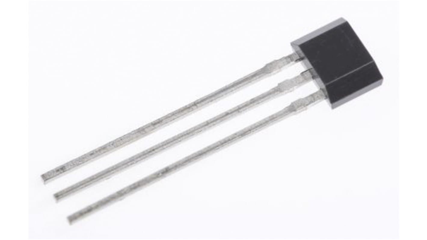 DiodesZetex Hall Effect Switch 4mA 55mA Solder, Through Hole Open Drain, -40 → 150°C, 3 → 28 V