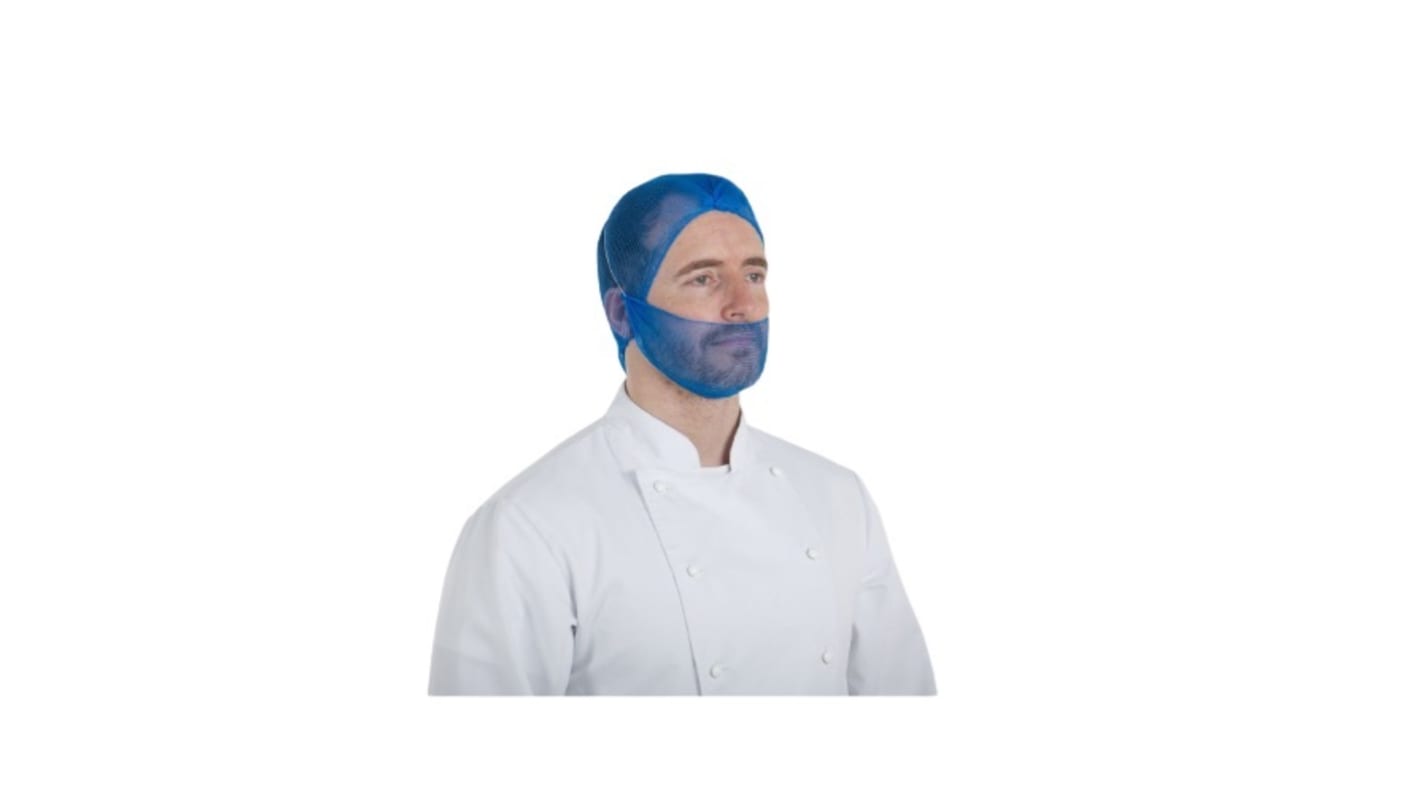 Aburnet Disposable Beard Mask for Food Industry Use, Hair Net Type
