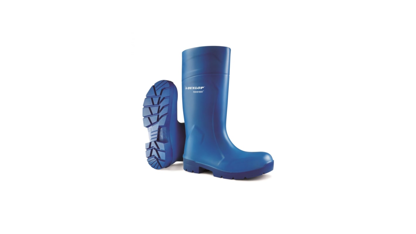 Dunlop EN20345 S4, Unisex, Sicherheitsstiefel Blau, mit Edelstahl-Schutzkappe , Größe 42