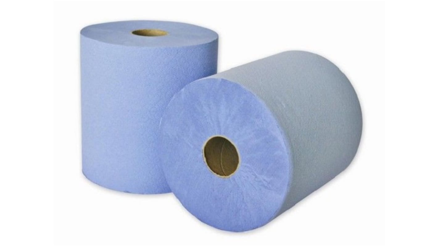 Toalla de Papel Northwood Hygiene / Rollo Azul de 2 capas de 200 x 200mm