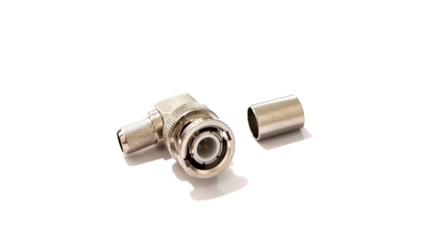 Connettore coassiale Angolo destro RS PRO, Maschio, 75Ω, Montaggio su cavo