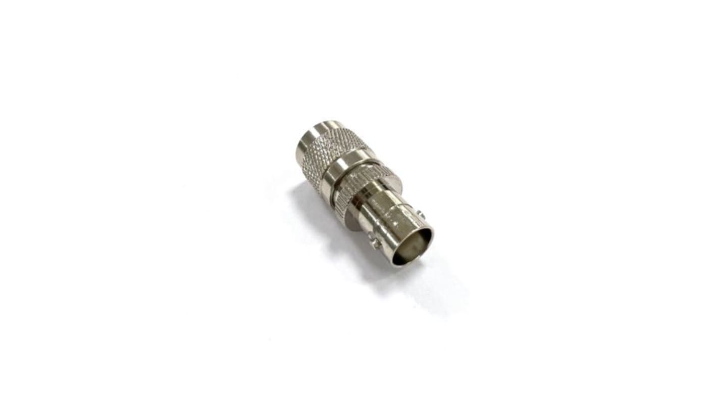 RS PRO Straight 50Ω Coaxial Adapter TNC Plug to BNC Socket 4GHz