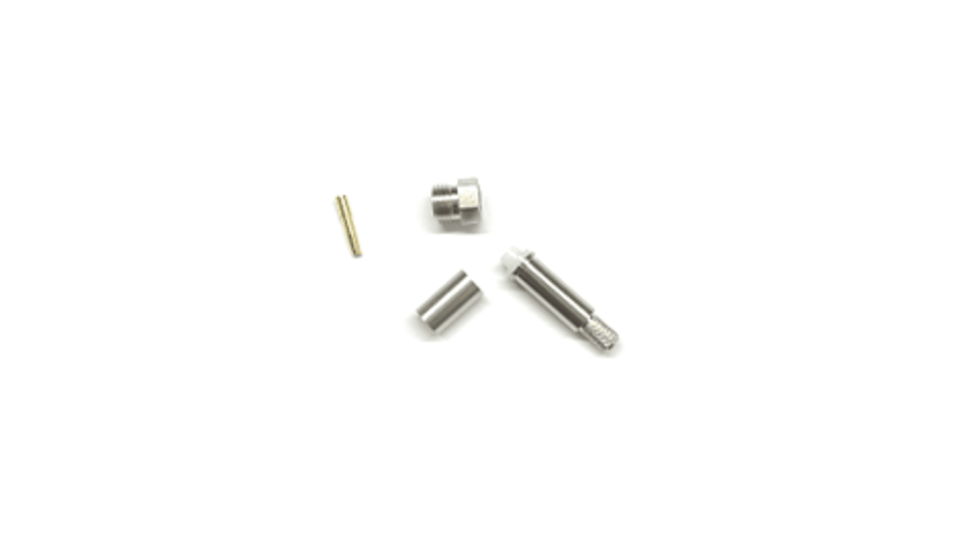 RS PRO Buchse Koaxialsteckverbinder FME-Steckverbinder, Kabelmontage Crimp-Anschluss, für RG58-Kabel, 50Ω, Gerade