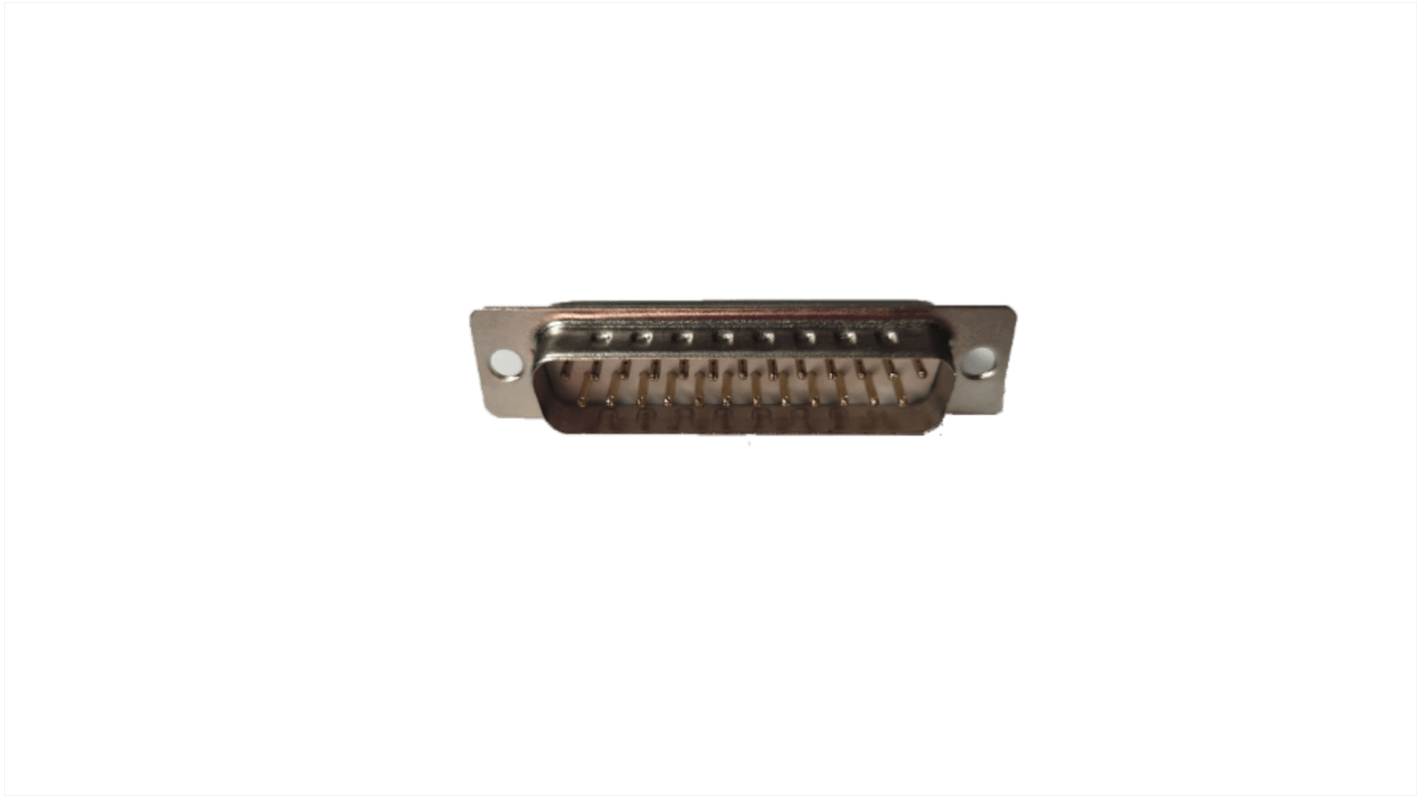 Conector D-sub RS PRO, paso 2.77mm, Recto D-Sub estándar, Montaje en Panel Mount, Macho, Terminación Soldador B, 1,0