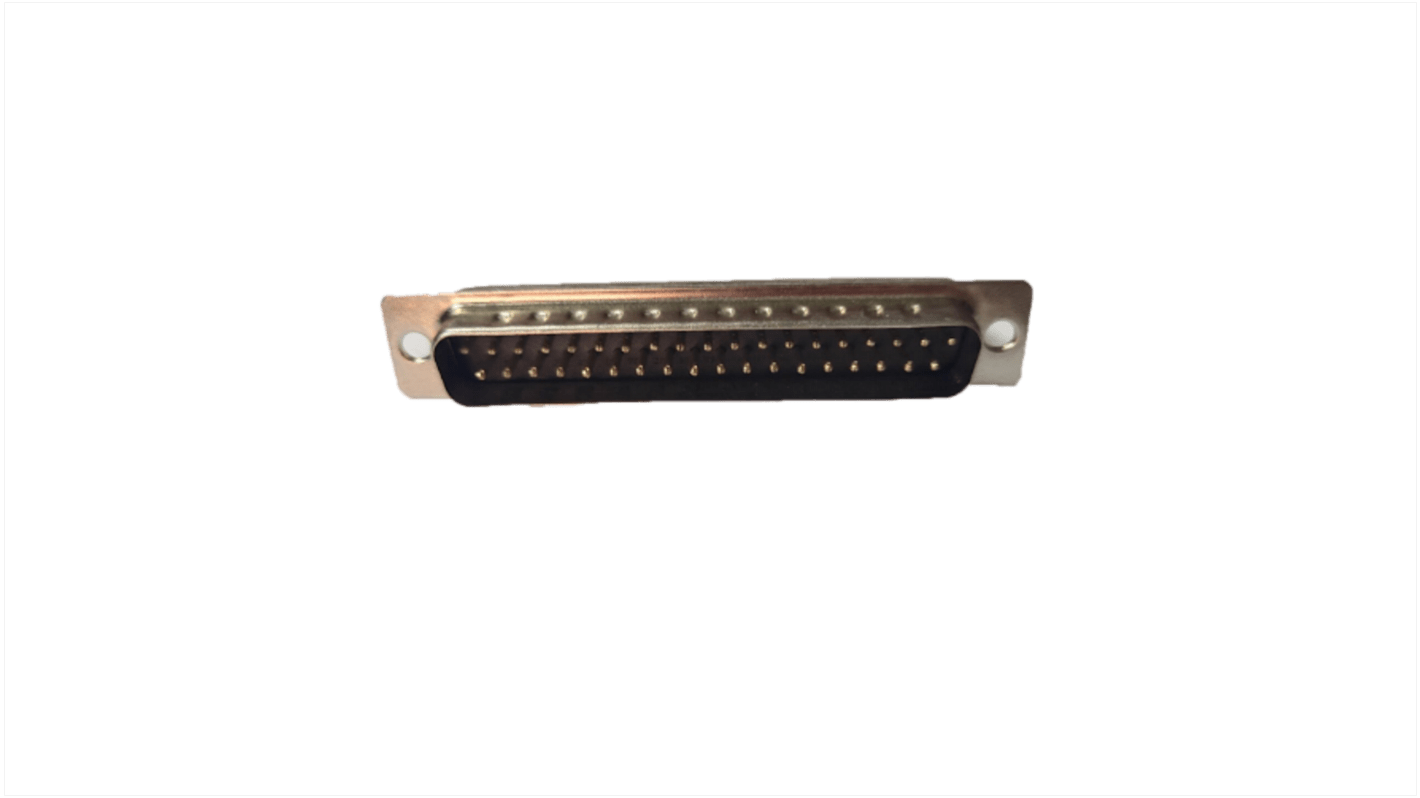 RS PRO 37 Way Panel Mount D-sub Connector Plug, 2.77mm Pitch, with Screw