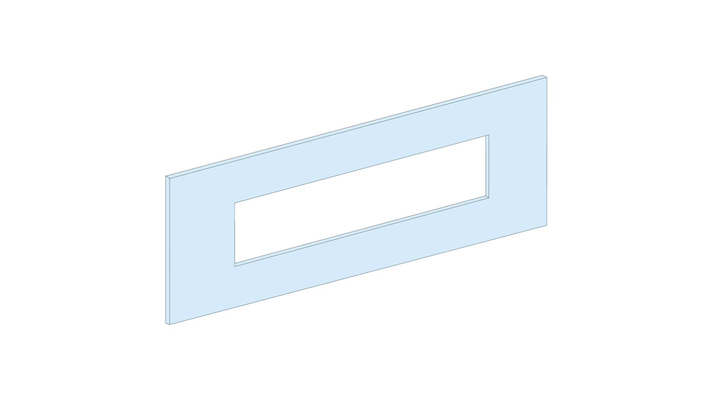 Schneider Electric Stahl Frontplatte, 500mm