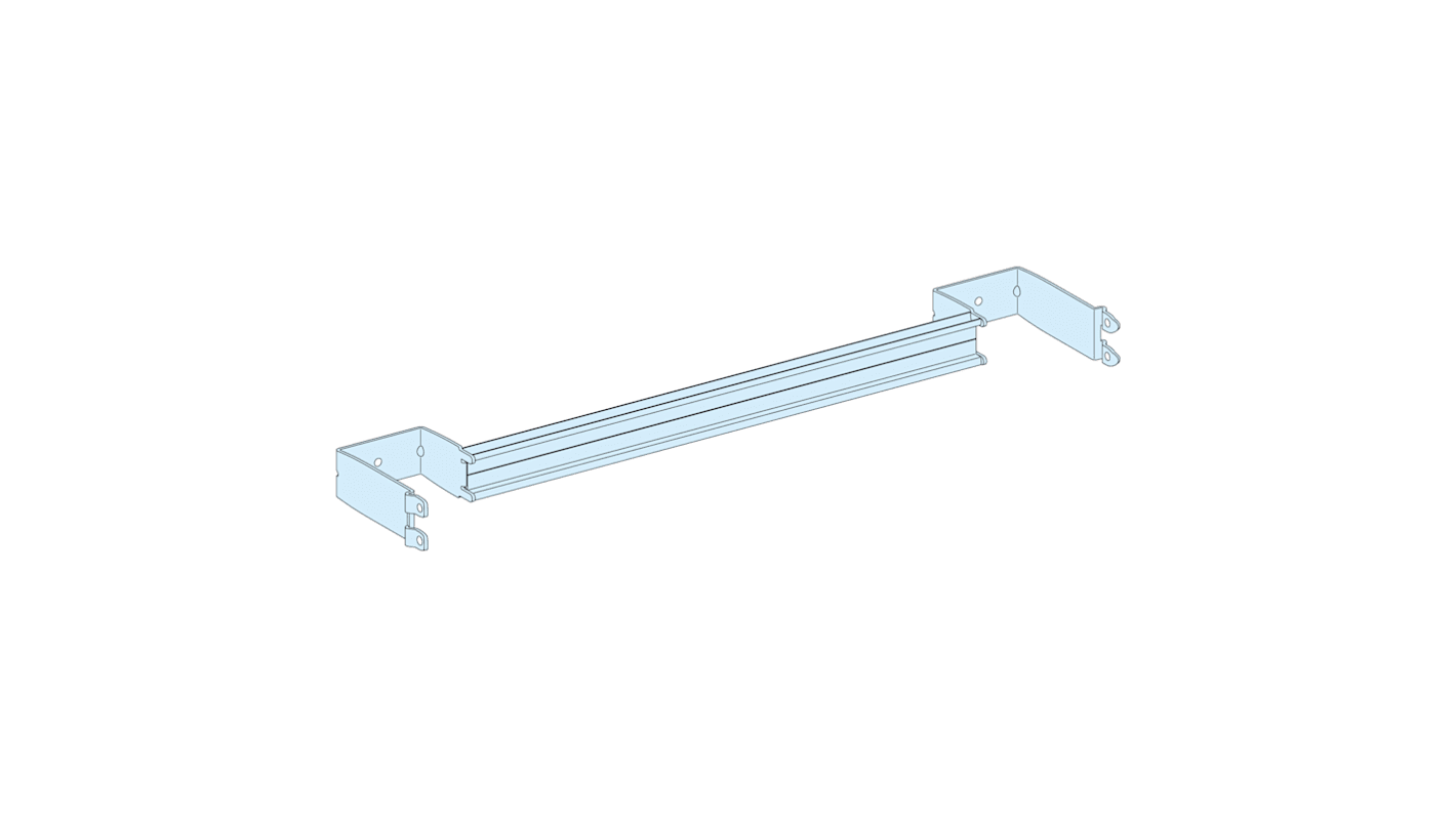 Schneider Electric Metal Rail for Use with Acti9, Compact INS Series, 43 x 592 x 126mm