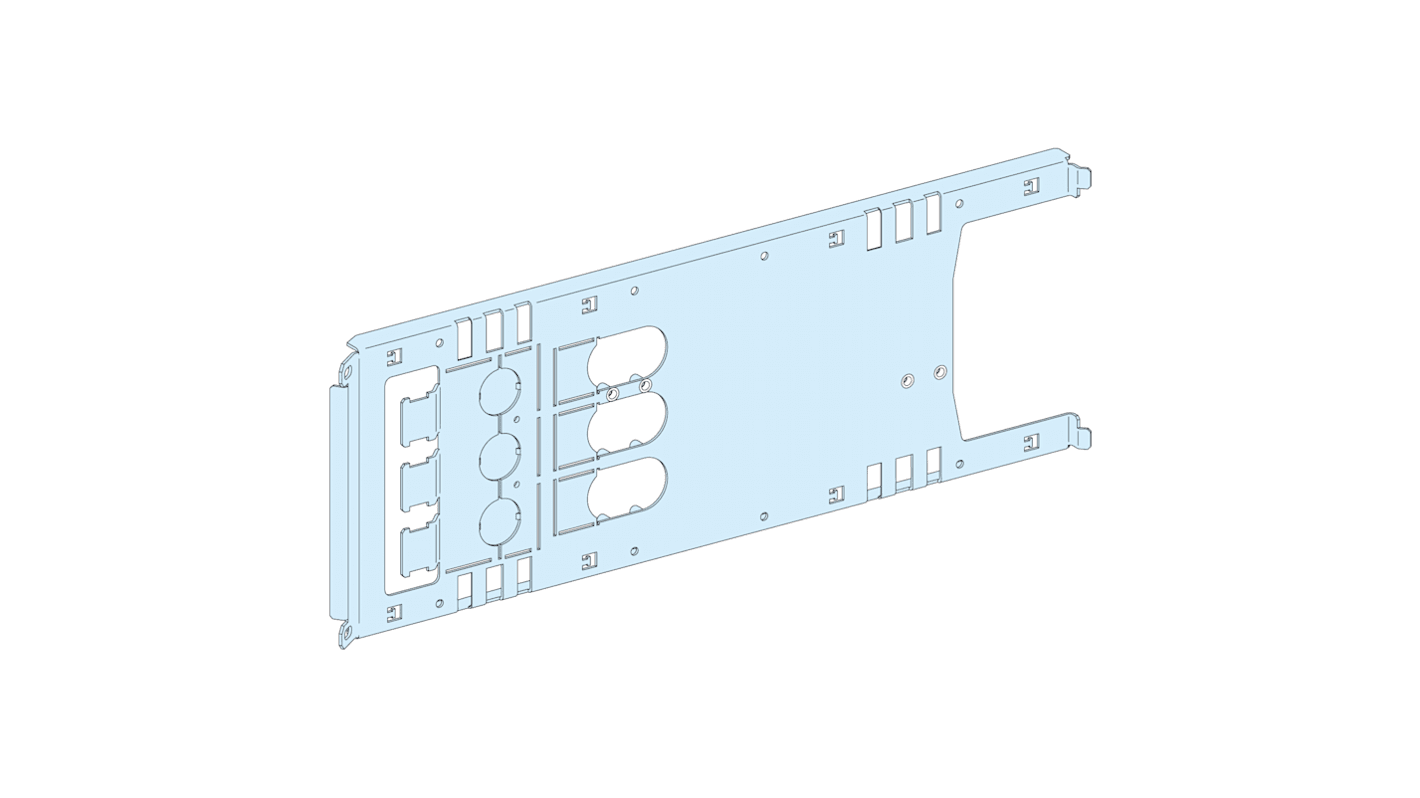 Schneider Electric Steel Mounting Plate, 200mm H, 650mm W for Use with CVS400, CVS630 Series, NSX400, NSX630