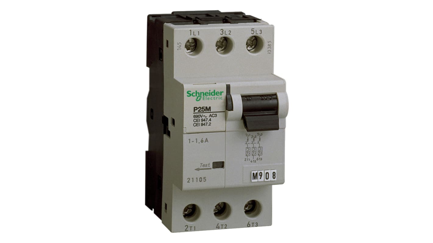 Schneider Electric Acti 9 MCB, 3P, 2.5A Curve K