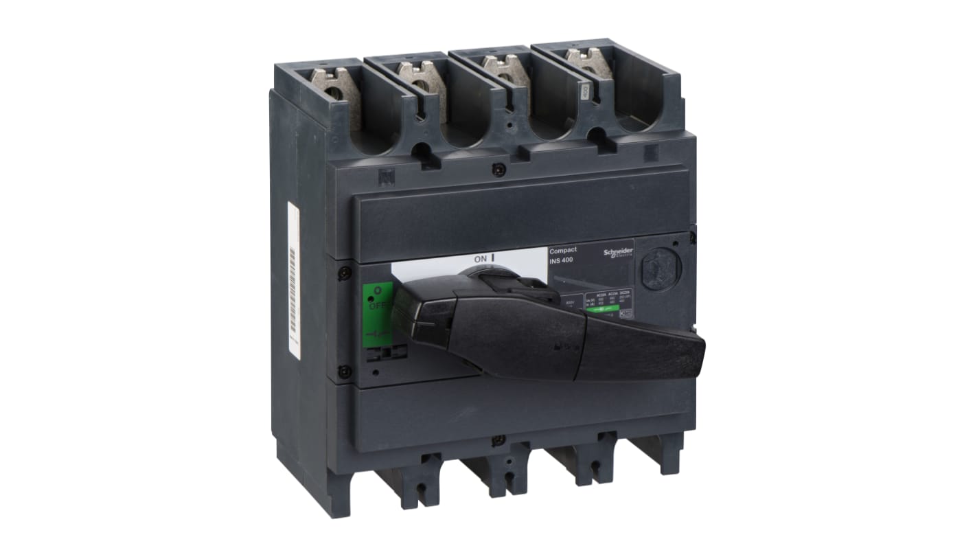 Schneider Electric 4 Pole Isolator Switch - 400A Maximum Current