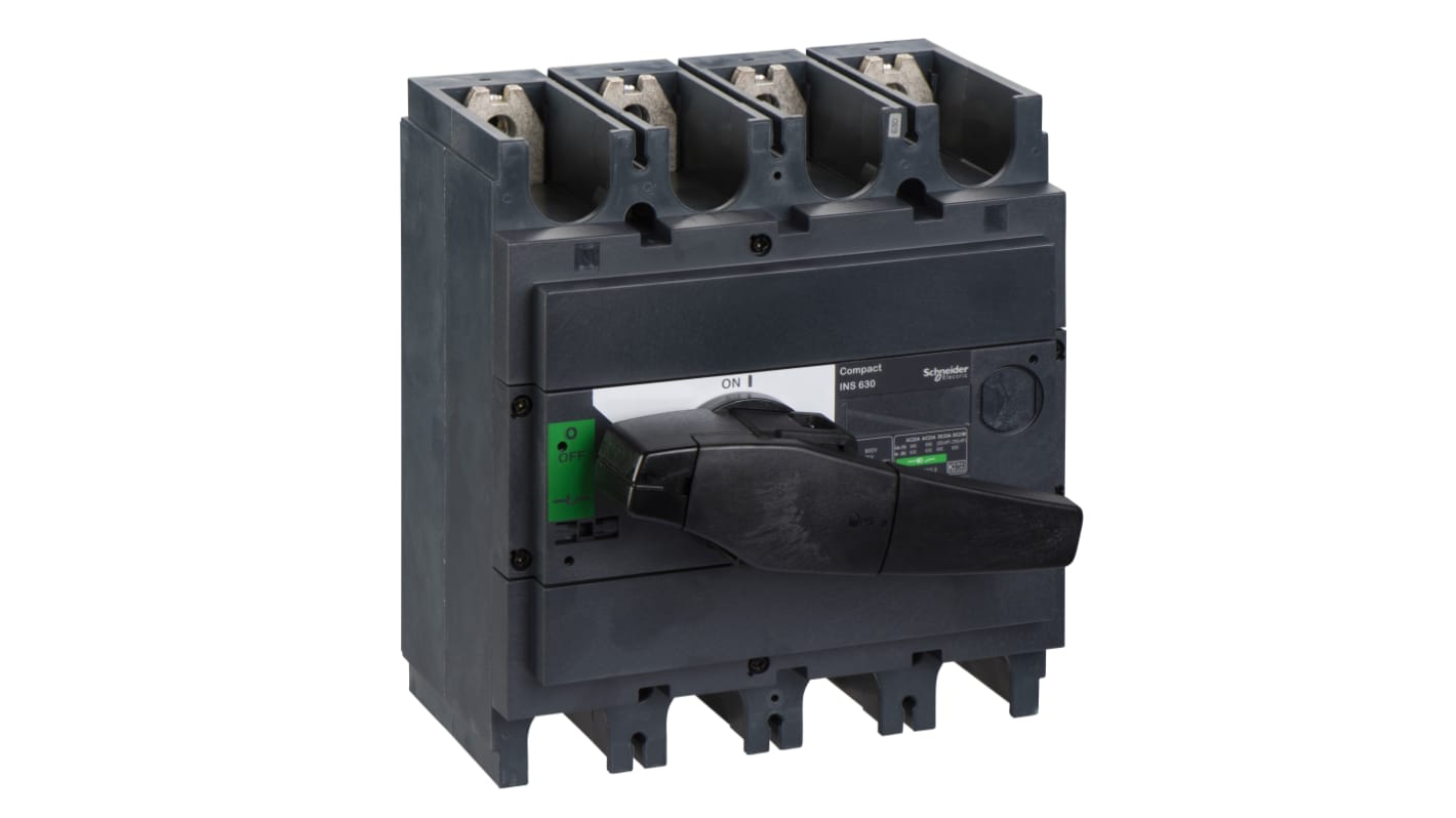 Schneider Electric 4 Pole Isolator Switch - 630A Maximum Current