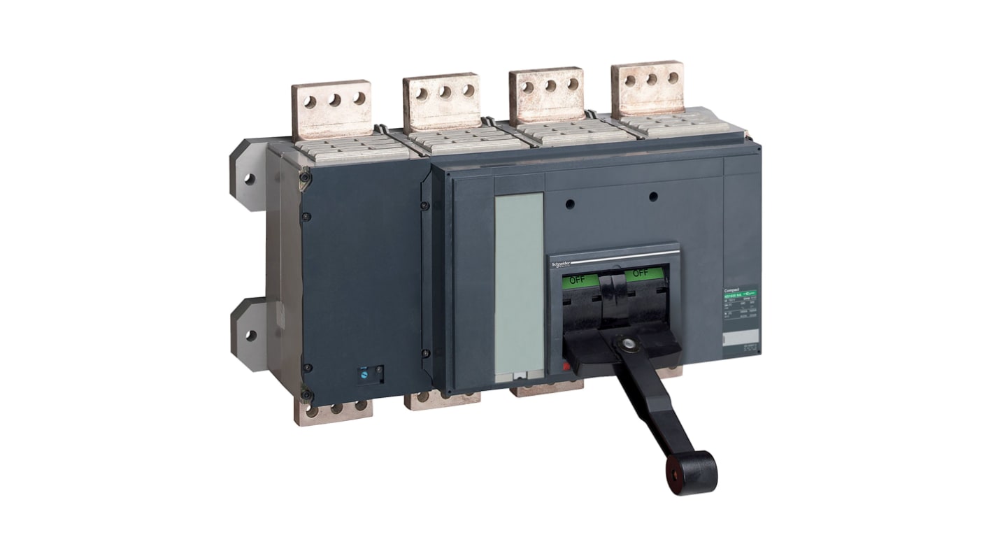 Schneider Electric ComPact, Leistungsschalter MCCB 4-polig, 3.2kA, Fest