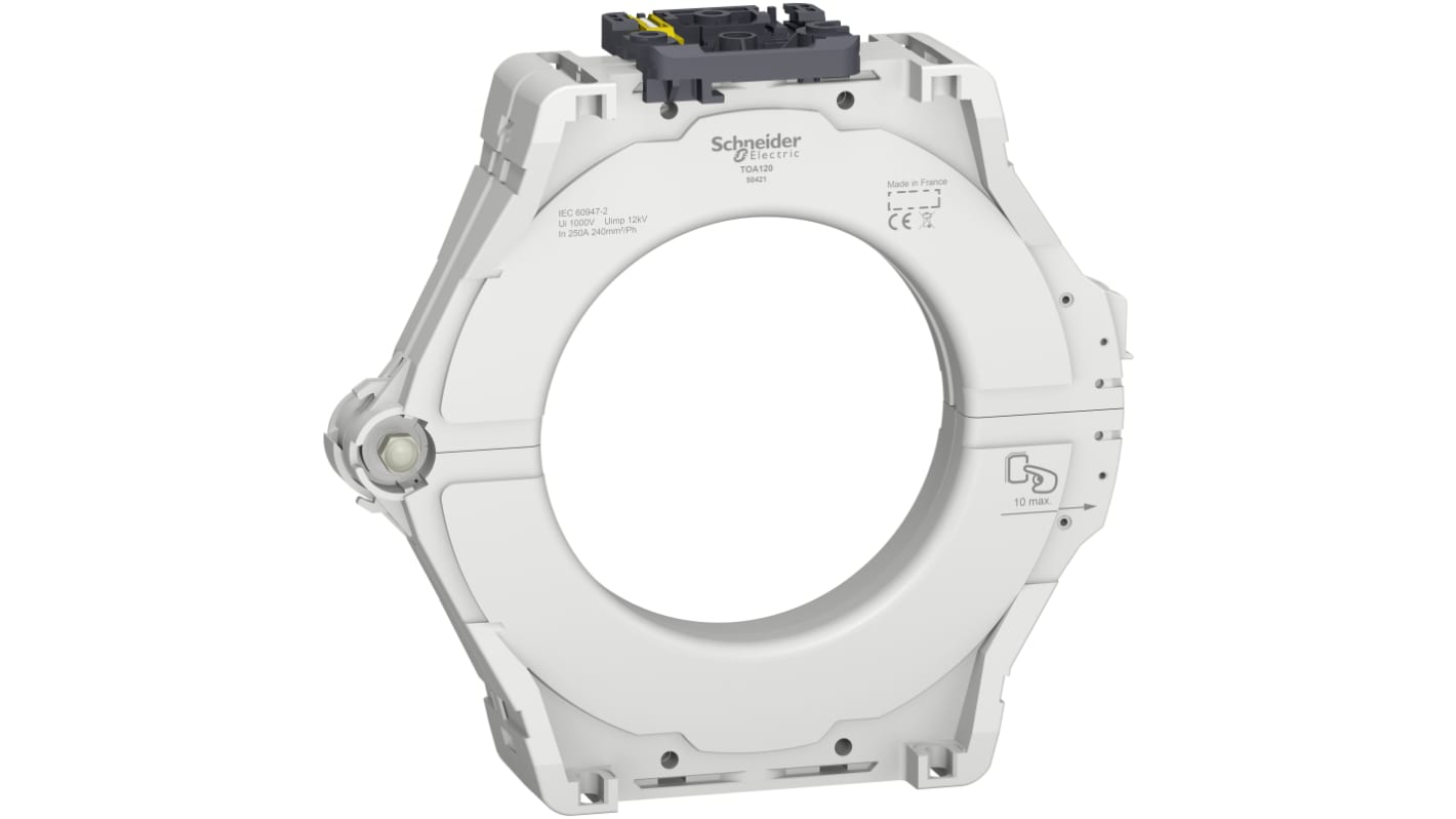 Schneider Electric Vigilhom Series Toroidal Ring Current Transformer, 250A Input, 1:1000, 120mm Bore