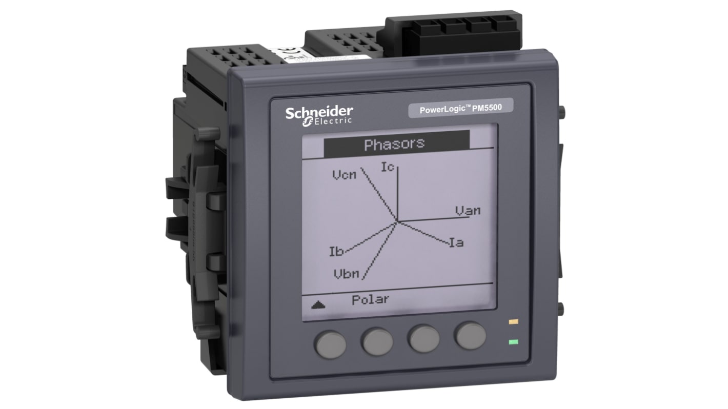 Schneider Electric 1, 3 Phase Backlit LCD Energy Meter