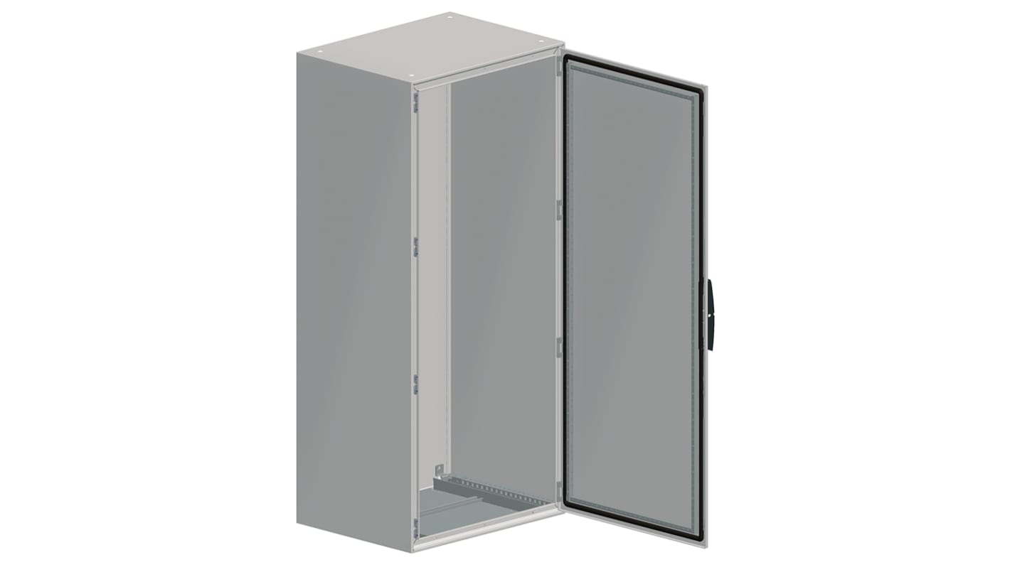 Schneider Electric Sheet Steel Double-Door-Door Floor Standing Enclosure, Opaque Door, IP55, 2000 x 1000 x 500mm