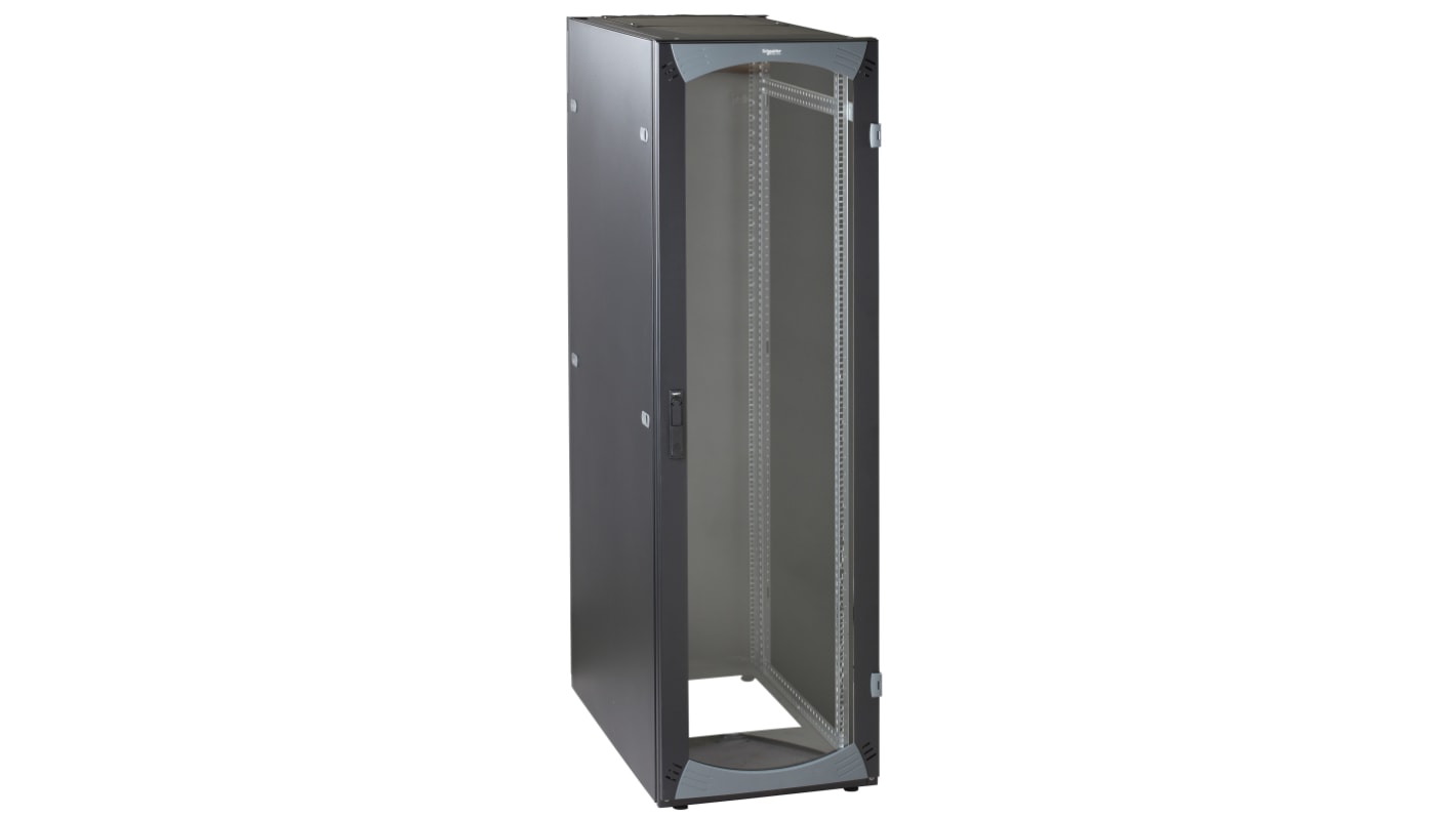 Schneider Electric Systemschrank IP20, aus Stahl Hellgrau, eine Tür transparent, 2000 x 600 x 800mm