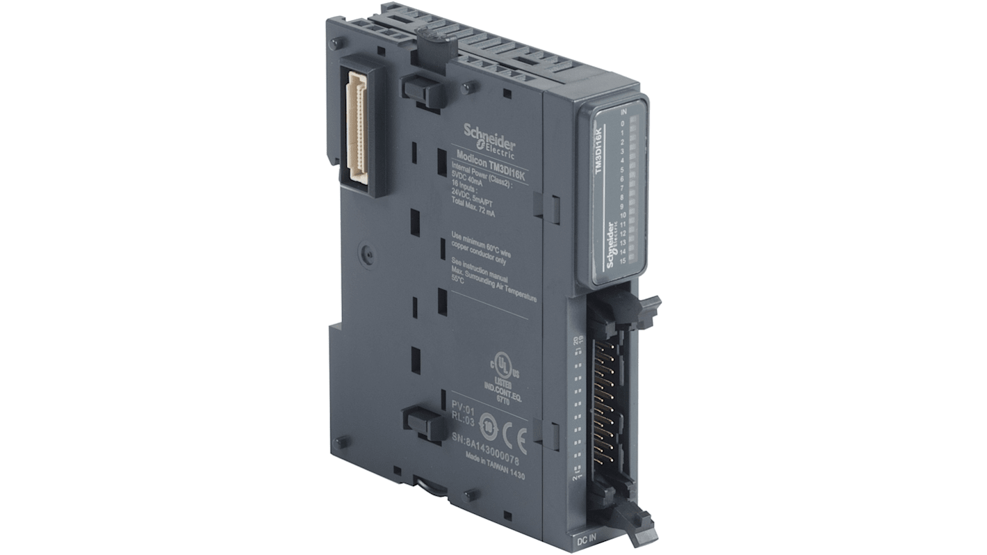 Módulo de entrada analógica Schneider Electric TM3D, para usar con TM3 tipo Analógico