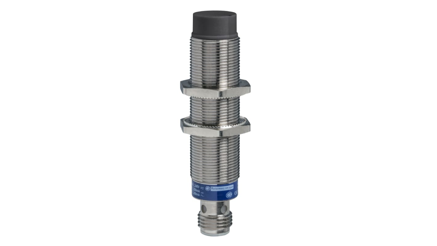 Rs-Online Sensore di prossimità Cilindro filettato Telemecanique Sensors M18 rilevamento 12 mm 12 → 48 V DC
