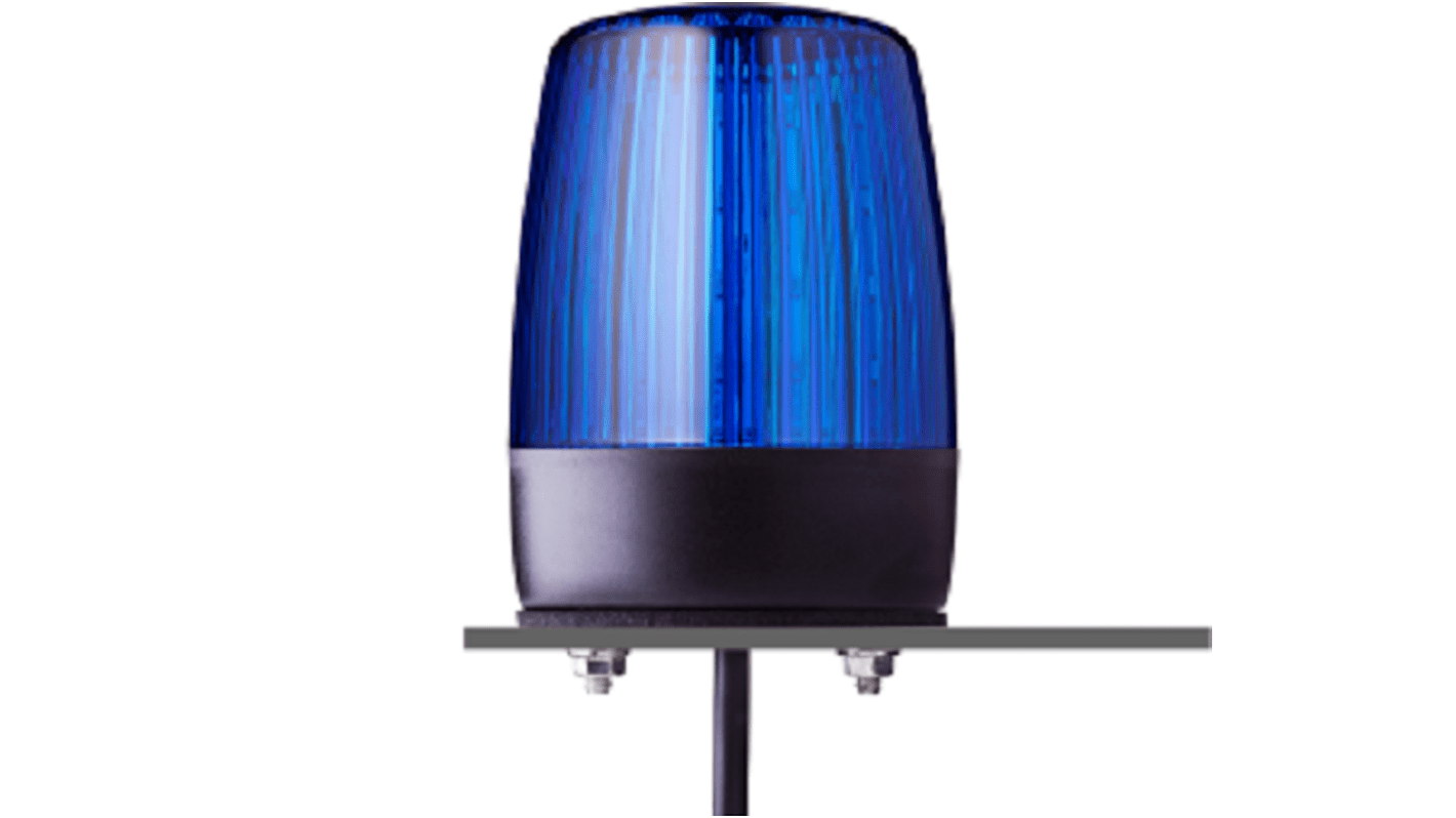 Balise à LED clignotante à LED Bleu AUER Signal série PCH, 24 V c.a./c.c.
