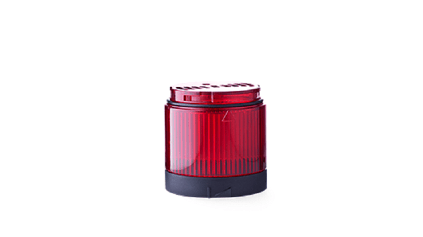 Módulo luminoso AUER Signal PC7DF Estroboscópica doble, Intermitente, Fija, Estroboscópica, LED, Rojo, Ø 70mm, alim. 24