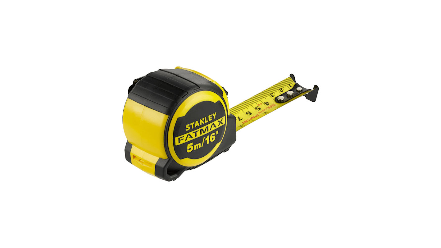 Cinta métrica Stanley FatMax de 5m, anchura 32 mm con sistemas imperial y métrico