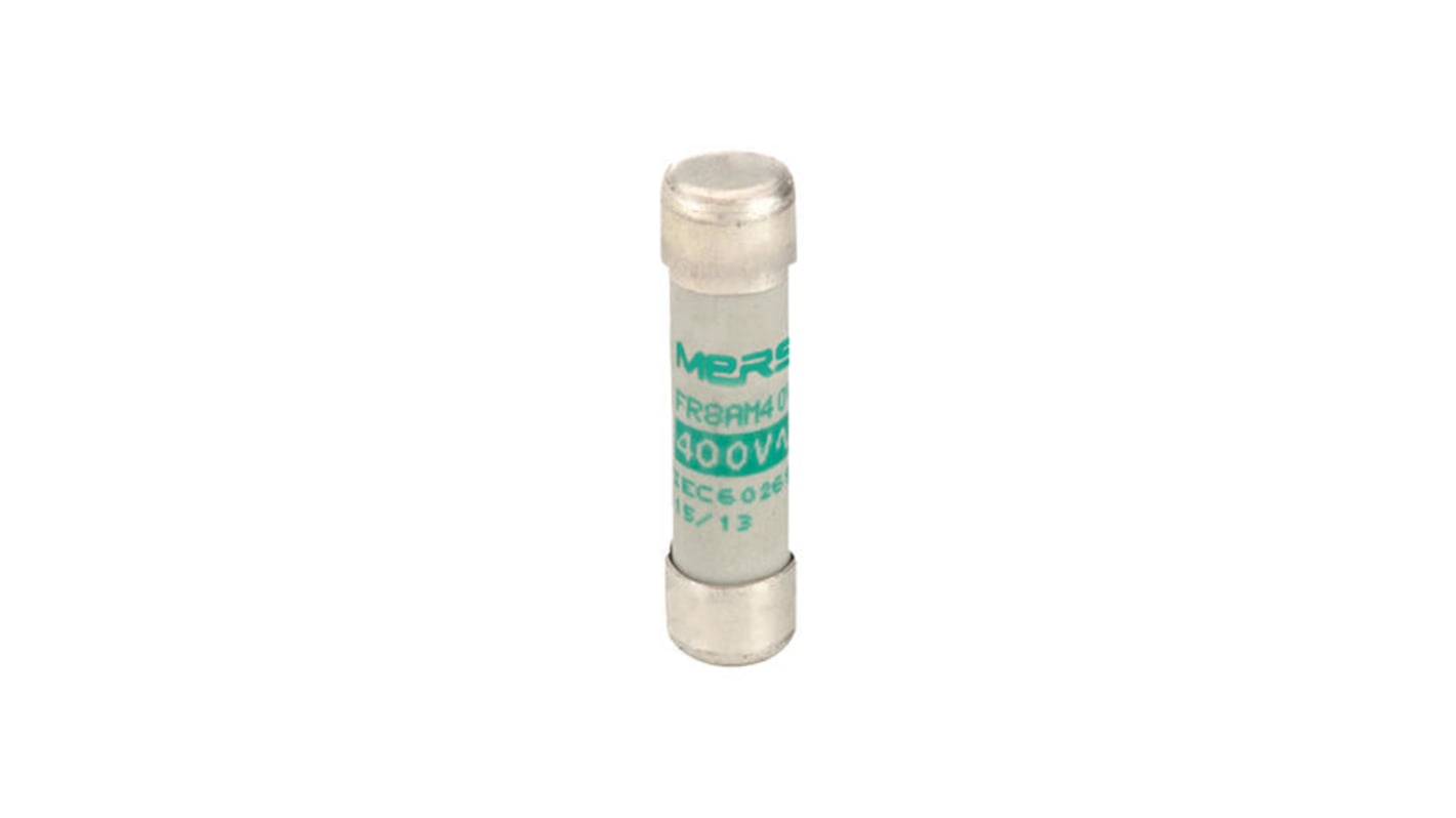 Mersen 10A Slow-Blow Ceramic Cartridge Fuse, 8.5 x 31.5mm