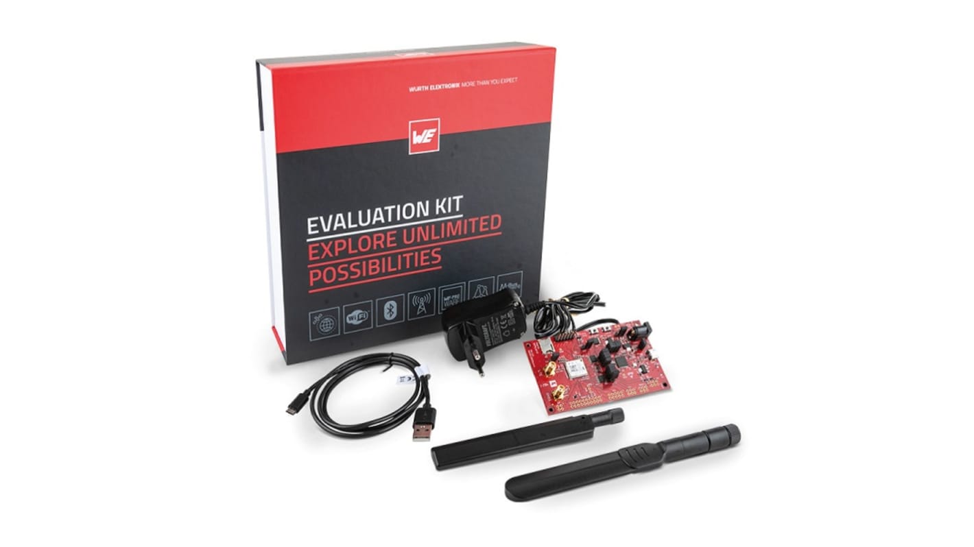 Wurth Elektronik Adastrea-I LTE-Cat.M1 and NB1-IoT EV-kit Adastrea-I Dual LTE (Cat M1 and NB-IoT) Evaluation Board for