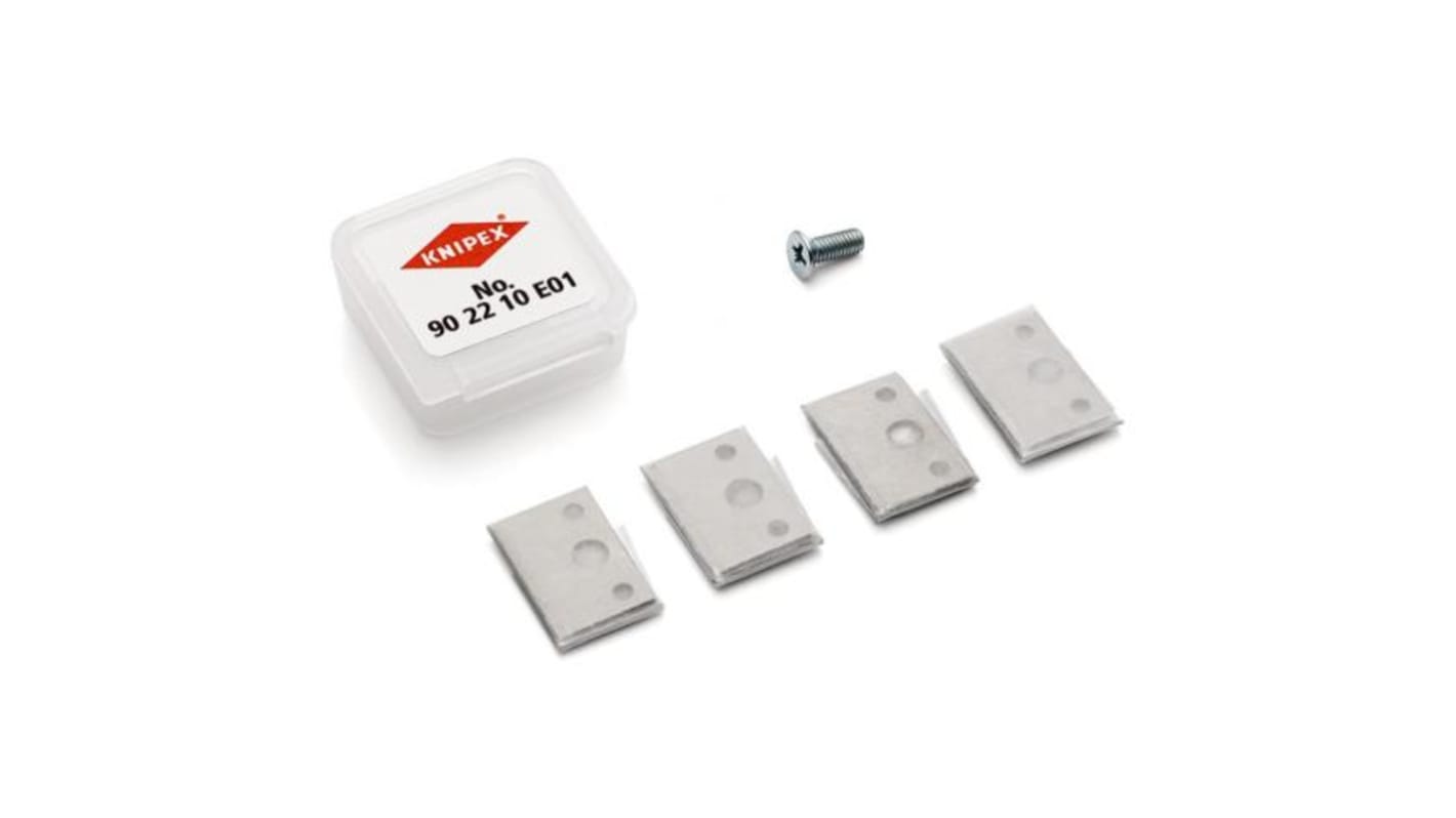 Knipex Steel Flat Replacement blade, 27 x 11 mm, 8 per Package