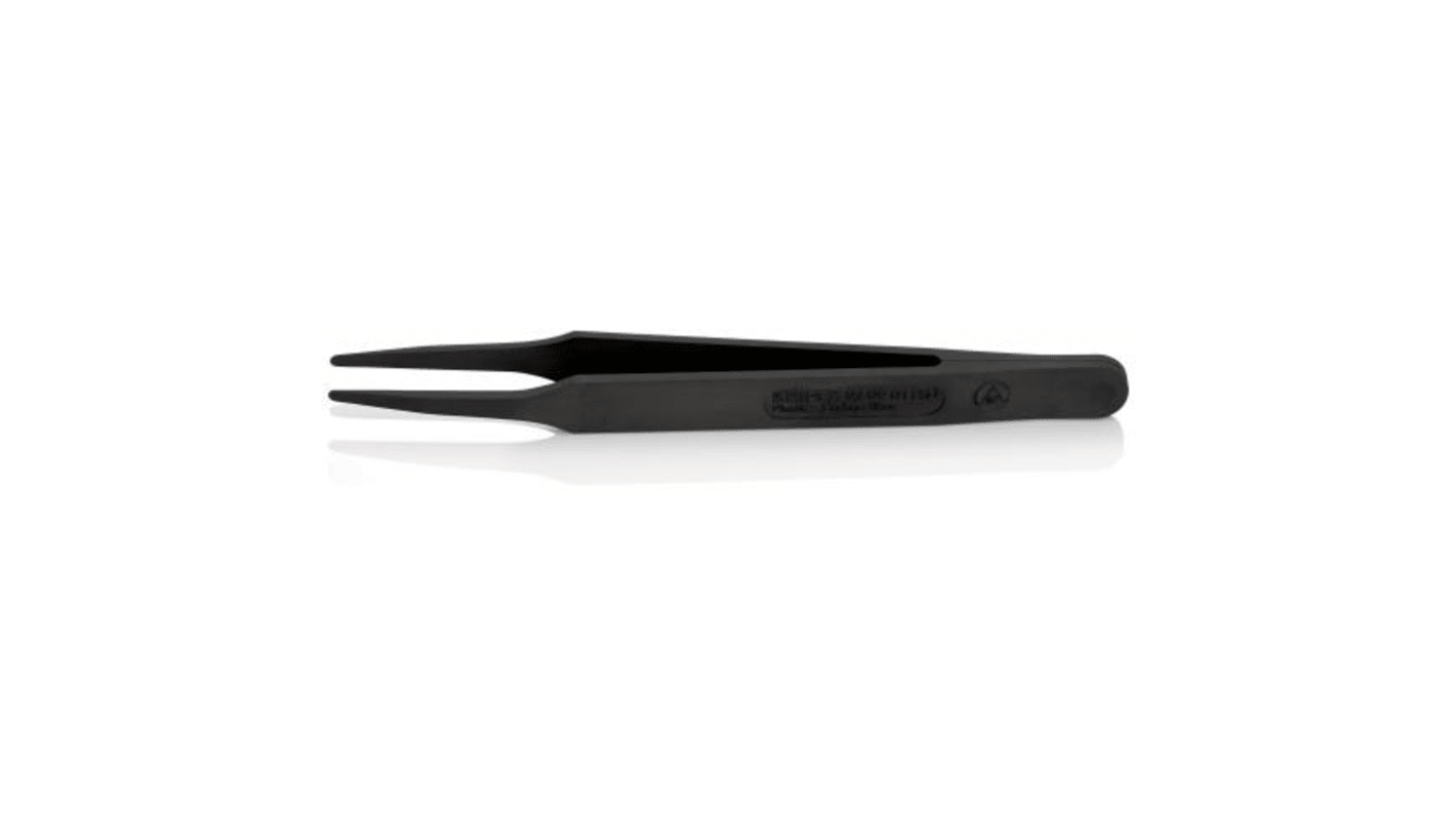 Knipex 115 mm, Plastic, Smooth, ESD Tweezer