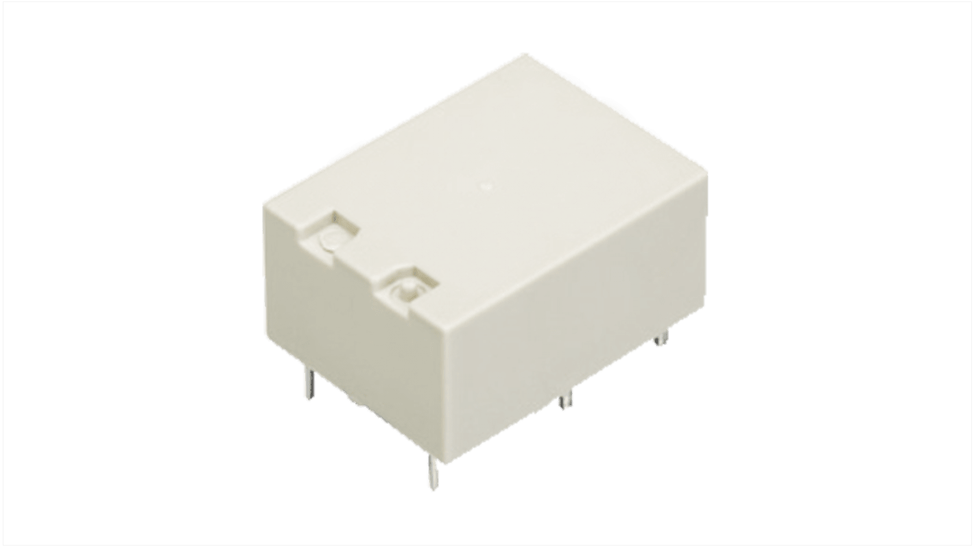 Panasonic PCB Mount Non-Latching Relay, 12V dc Coil, 16.6mA Switching Current, SPST