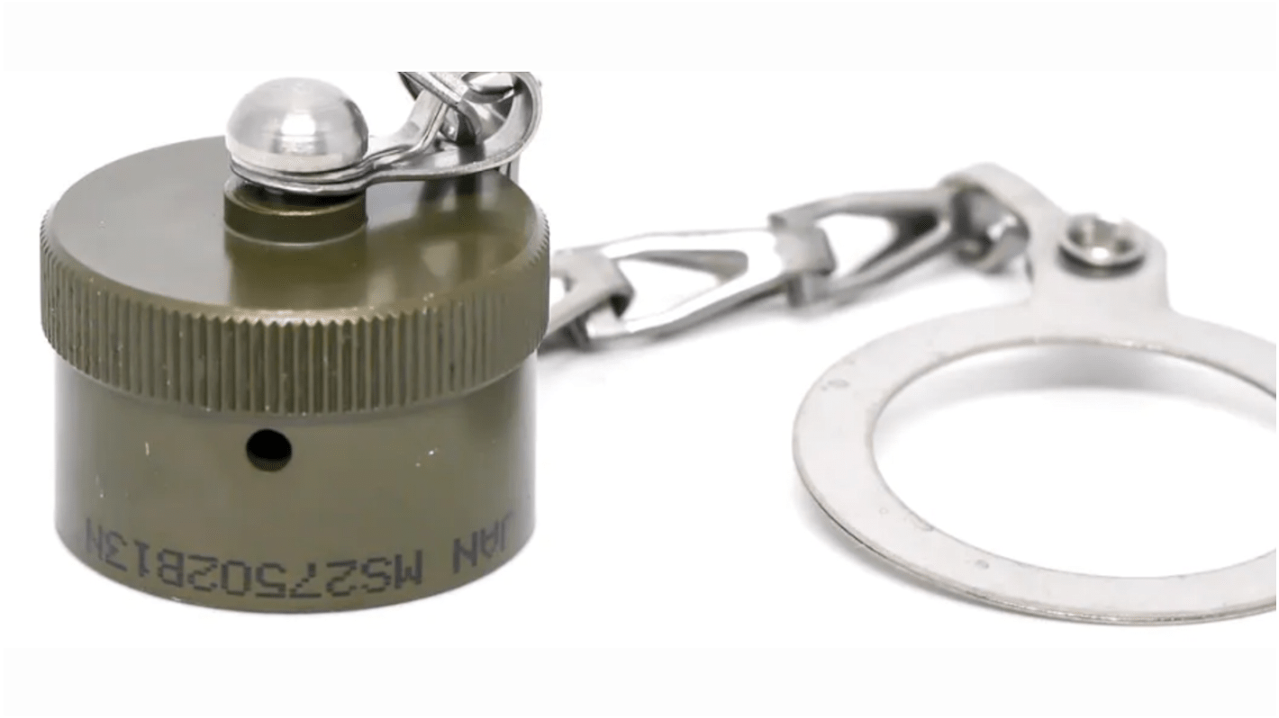 Amphenol India Sr I MIL-DTL-38999 Series I Female Circular Connector Dust Cap, Shell Size 25