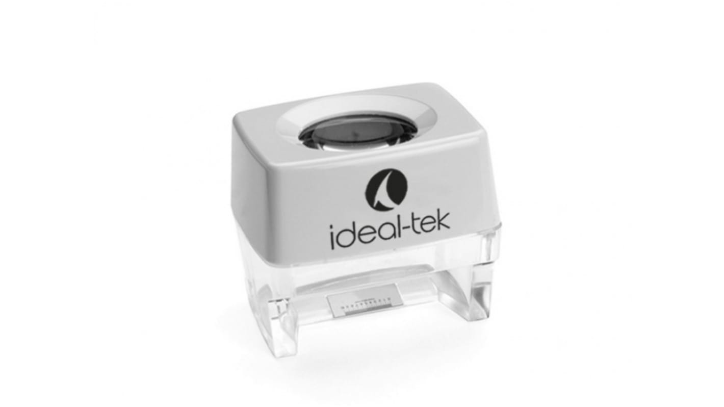 ideal-tek Handheld Magnifier, 8X x Magnification, 24mm Diameter