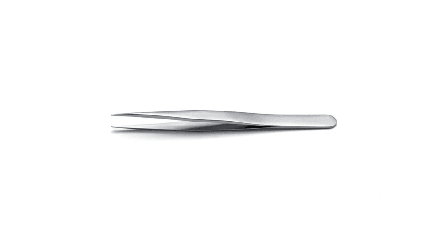 ideal-tek 115 mm, Stainless Steel, Straight, Tweezer