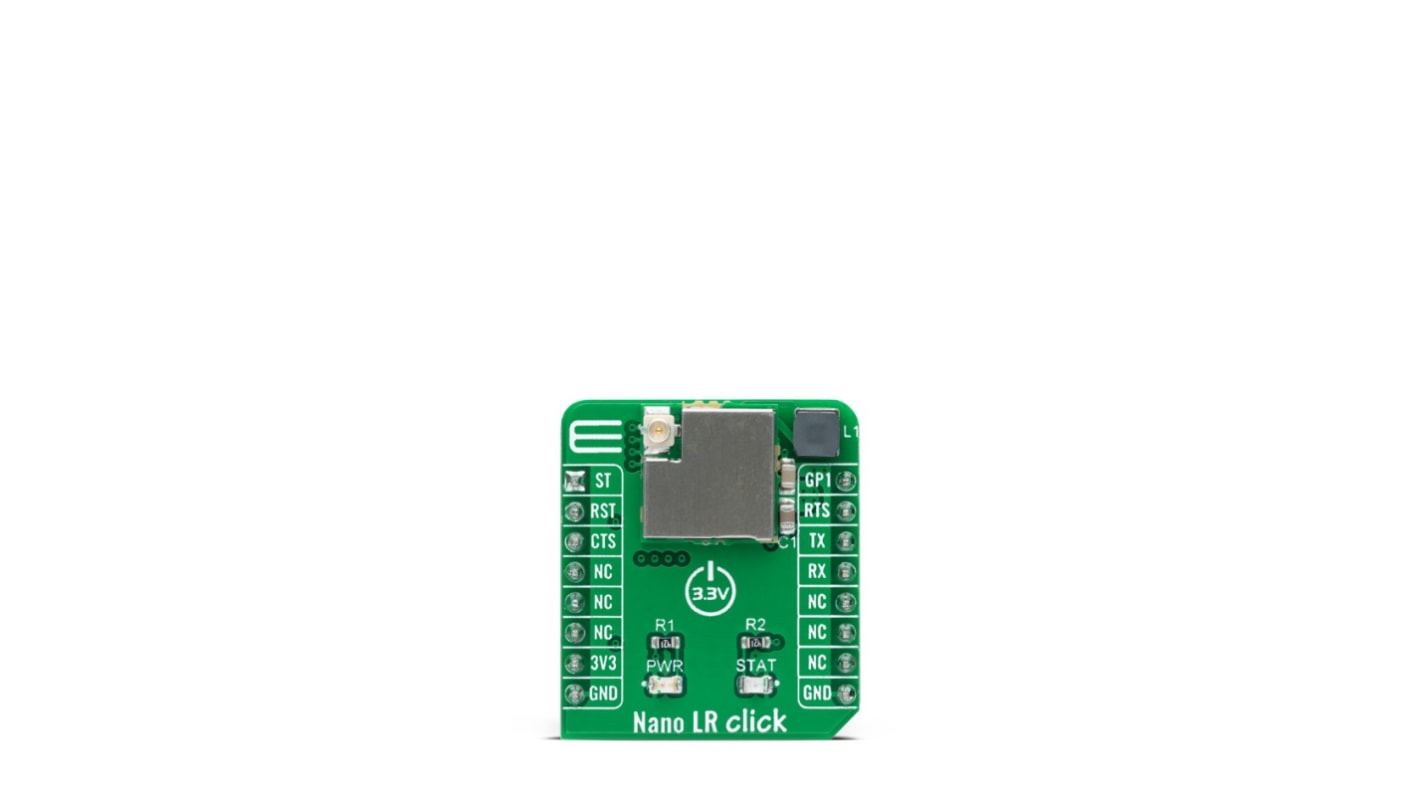 Strumento di sviluppo comunicazione e wireless MikroElektronika Nano LR Click, 815 → 915MHz, LoRa