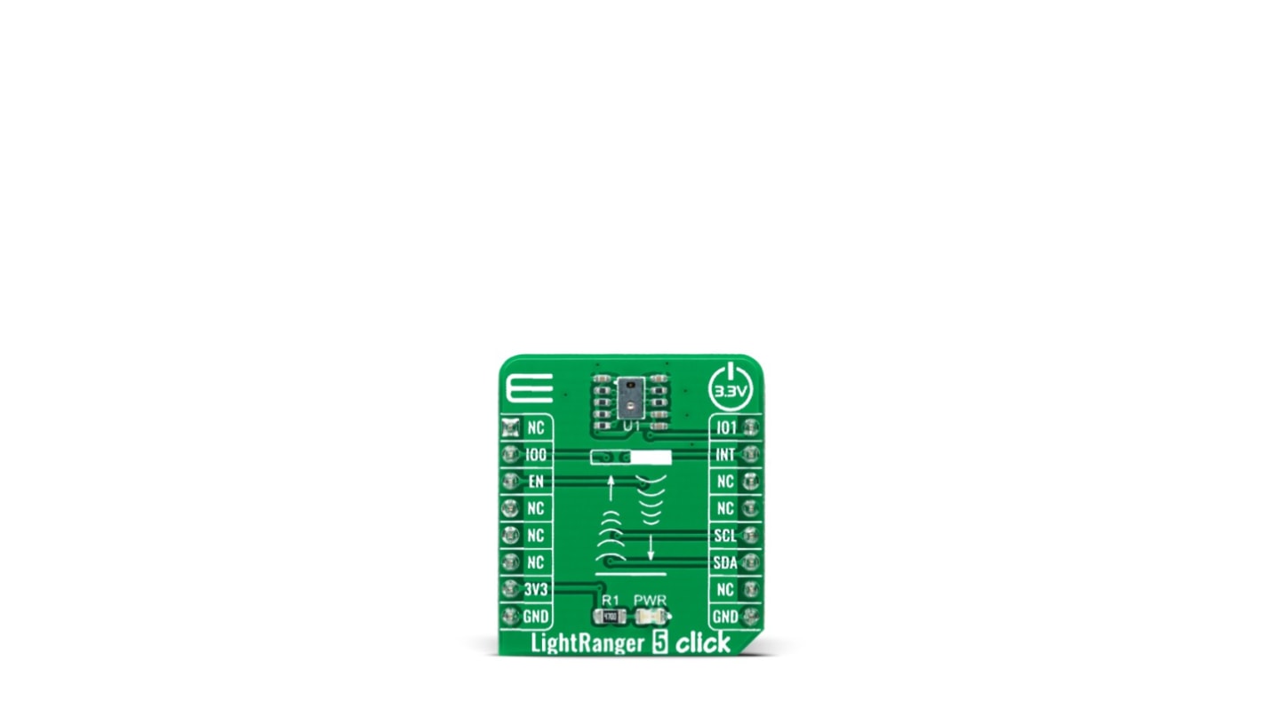 Scheda aggiuntiva LightRanger 5 Click MikroElektronika, con Sensore ToF